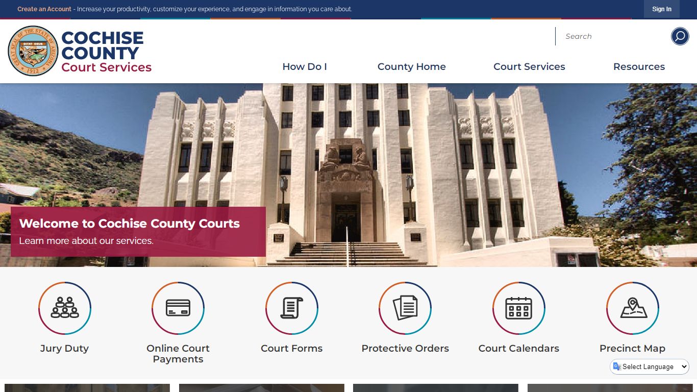 Courts | Cochise County, AZ - Arizona